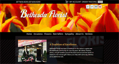 Desktop Screenshot of bethesdaflorist.com